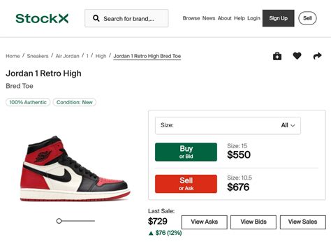 stockx selling before getting shoe.